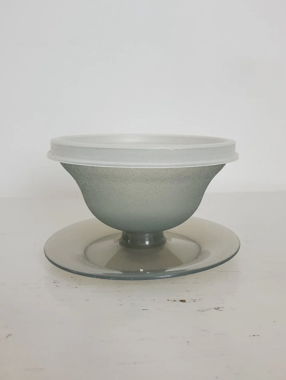 Vintage Tupperware Dessert Pudding Cup With Tupper Seal Lid
